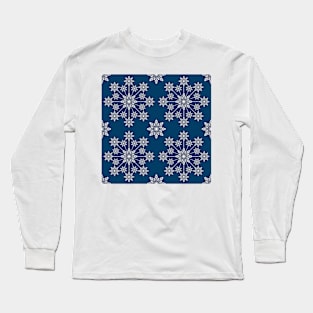 Snow flakes pattern Long Sleeve T-Shirt